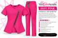 Hot Pink Scrub Set