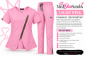 Light Pink Diva Scrub Set