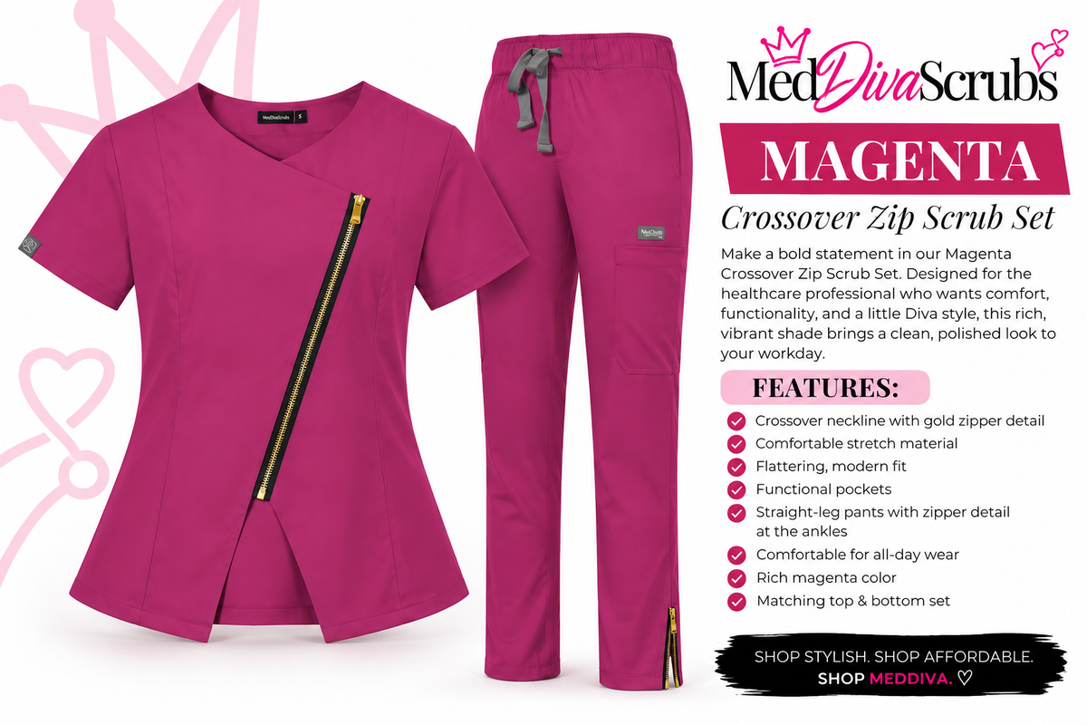 Magneta Diva Scrub Set